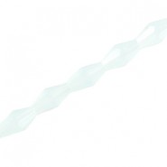 Top Facet bicone kralen 8x4mm Light blue opal